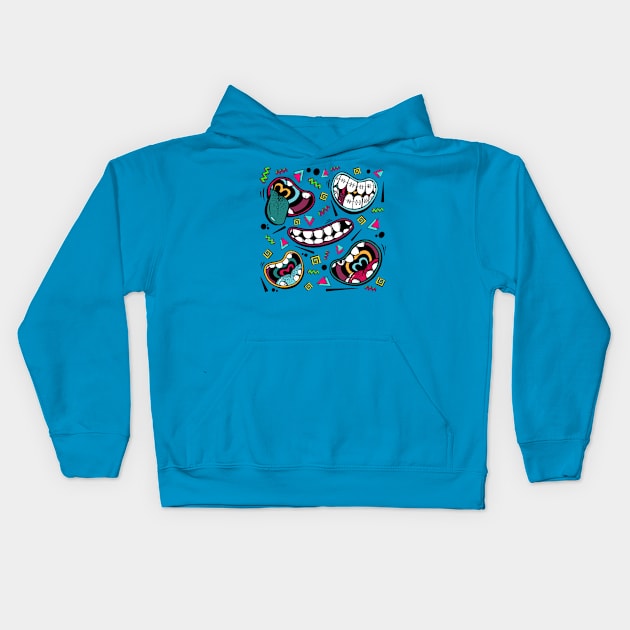 So mouthy! Kids Hoodie by Roots0121